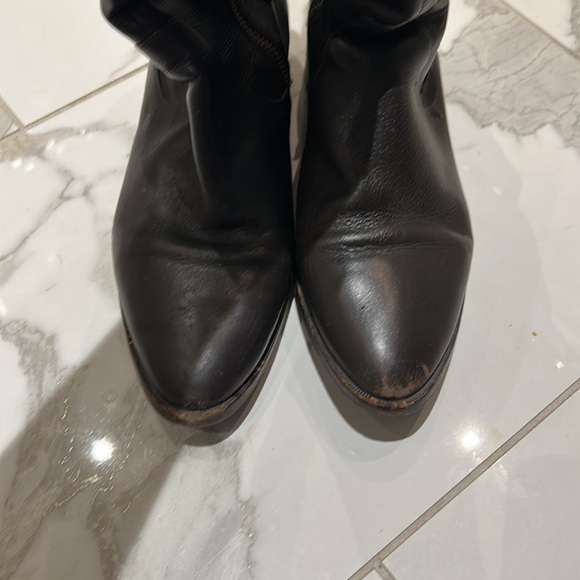 Michael Kors brown leather riding boots - Picture 5 of 9